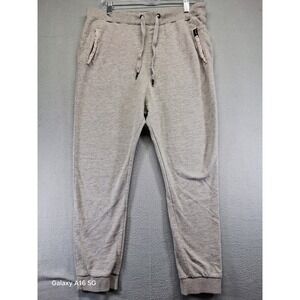 Pull & Bear Men's Gray Jogger Pants Pockets Drawstrings  Size L